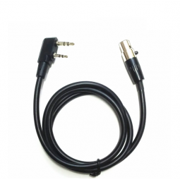 Кабель переходник FCS с разъема RAC на Kenwood / Baofeng, Black