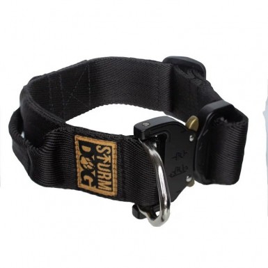 Ошейник 40 мм Cobra D-Ring SturmDog, Black, SD-404