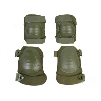 Комплект наколенников и налокотников Emerson Military Kneepads, Olive Комплект наколенников и налокотников Emerson Military Kneepads, Olive
