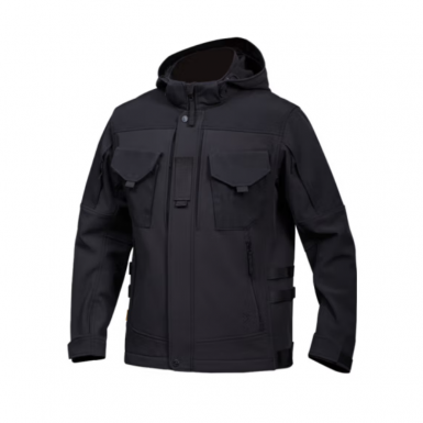 Куртка Dragon Tooth ZHB Tactical Flexible SoftShell Jacket, Polar Night Black DT20-SS009