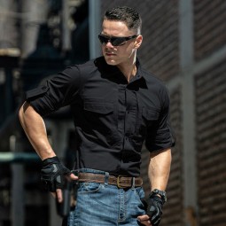 Рубашка Dragon Tooth ZR Collar Shirt Long Sleeve G6, Polar Night Black