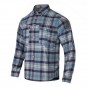Рубашка Emerson Blue Label Longicorn Flannel Shirt Blue Gray Grid
