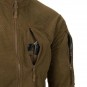 Куртка флисовая Helikon Alpha Tactical Grid Fleece, Coyote