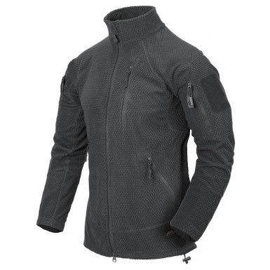 Куртка флисовая Helikon Alpha Tactical Grid Fleece, Shadow Grey