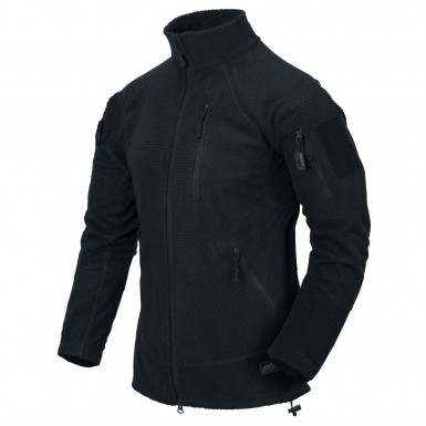 Куртка флисовая Helikon Alpha Tactical Grid Fleece, Navy Blue