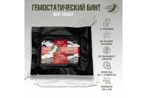Гемостатический бинт с каолином Not Today 7.5х200 см Гемостатический бинт с каолином Not Today 7.5х200 см