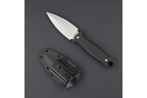 Нож тактический Daggerr Combat, сталь 8Cr14MoV, рукоять FRN (Армированный нейлон) черный Нож тактический Daggerr Combat, сталь 8Cr14MoV, рукоять FRN (Армированный нейлон) черный