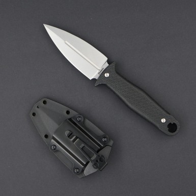 Нож тактический Daggerr Combat, сталь 8Cr14MoV, рукоять FRN (Армированный нейлон) черный Нож тактический Daggerr Combat, сталь 8Cr14MoV, рукоять FRN (Армированный нейлон) черный