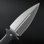 Нож тактический Daggerr Combat, сталь 8Cr14MoV, рукоять FRN (Армированный нейлон) черный Нож тактический Daggerr Combat, сталь 8Cr14MoV, рукоять FRN (Армированный нейлон) черный