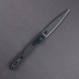 Нож складной Daggerr Corso, blackwash сталь VG-10, рукоять Black G10