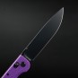 Нож складной Daggerr Dropet DL BW, сталь 8Cr14MoV, рукоять FRN (Арм. нейлон) фиолетовый Нож складной Daggerr Dropet DL BW, сталь 8Cr14MoV, рукоять FRN (Арм. нейлон) фиолетовый