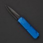 Нож автоматический Daggerr Кощей Spear Point BW, сталь D2, рукоять алюминий синий Нож автоматический Daggerr Кощей Spear Point BW, сталь D2, рукоять алюминий синий