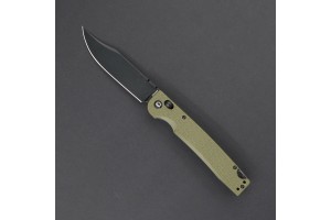 Нож складной Daggerr Pike DL BW, сталь 8Cr14MoV, рукоять FRN (Арм. нейлон) олива