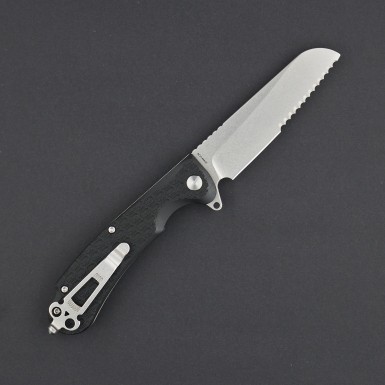 Нож складной Daggerr Smoke Eater DL серрейтор SW, сталь 8Cr14MoV, рукоять FRN черный Нож складной Daggerr Smoke Eater DL серрейтор SW, сталь 8Cr14MoV, рукоять FRN черный