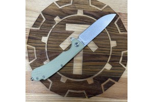 Нож складной Daggerr Wocket Glow SW, сталь 8Cr14MoV, рукоять FRN (Арм. нейлон) белый