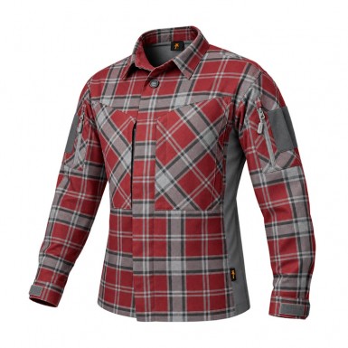 Рубашка Sturmer Gridline, grey/red Рубашка Sturmer Gridline, grey/red