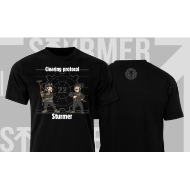 Футболка Sturmer Clearing Protocol, черная
