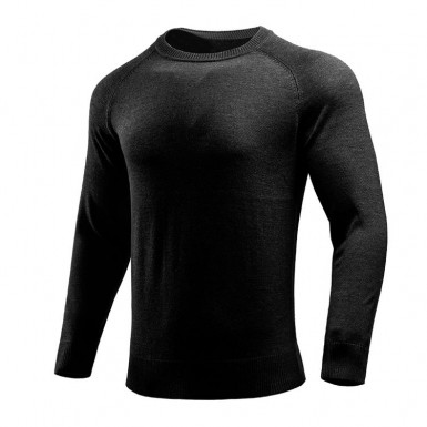 Джемпер Dragon Tooth YY Merino Crew Neck Long Sleeve, Polar Night Black, DT21-SW006